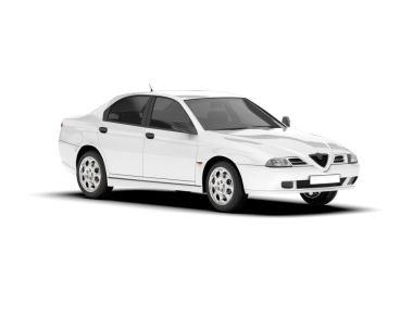 beyaz arka planda modern kompakt araba