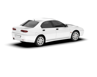 modern beyaz araba beyaz arka plan üzerinde izole