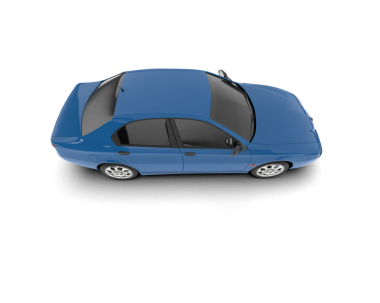 beyaz arkaplanda modern araba.