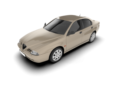 Araba beyazda izole edilmiş. 3d illüstrasyon.