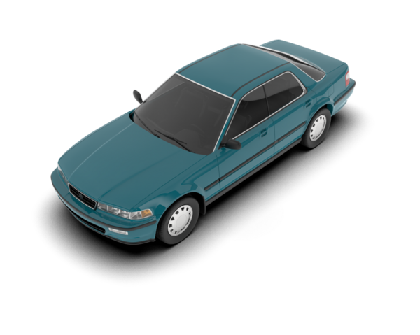 Gerçekçi bir araba. 3d oluşturma