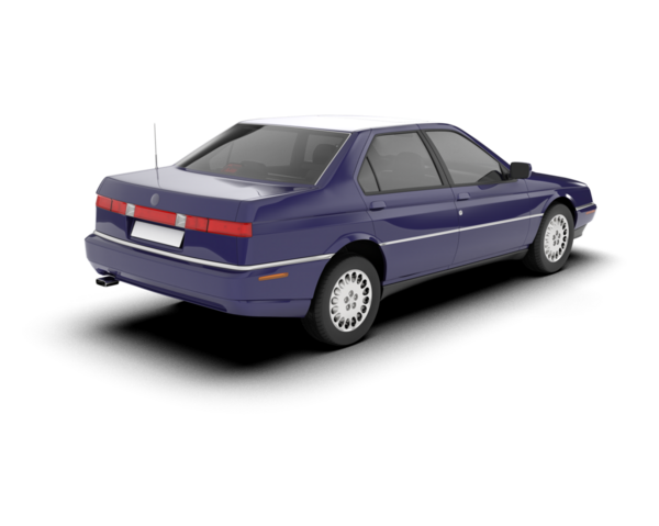 beyaz arka planda modern araba