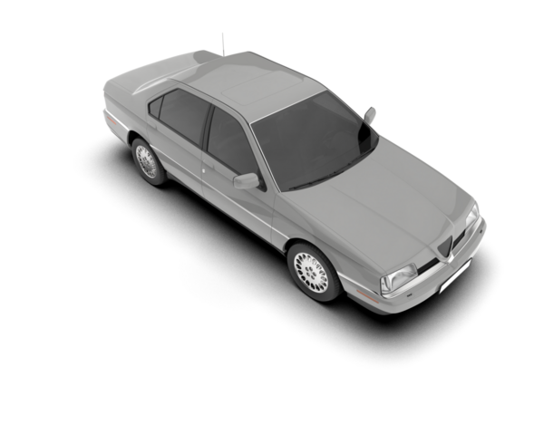 Bir arabanın 3 boyutlu modeli.