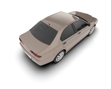 - Araba. 3d illüstrasyon.