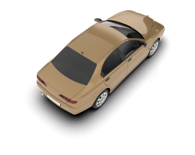 kahverengi spor araba izole edildi