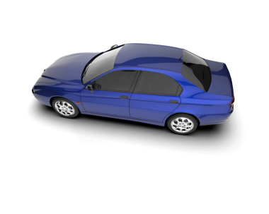 modern küçük sedan araba.