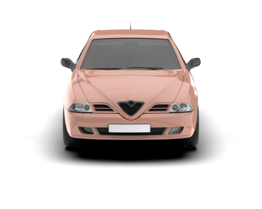 Modern lüks araba beyaz zemin üzerine