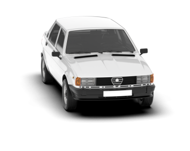 Beyaz arkaplanı olan araba