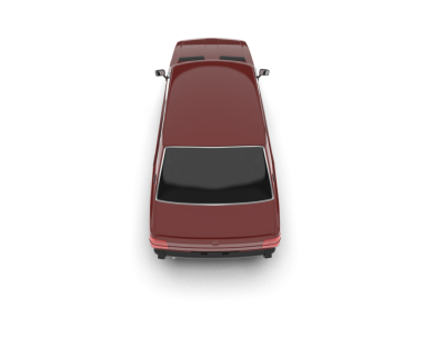 araba beyazda izole edildi