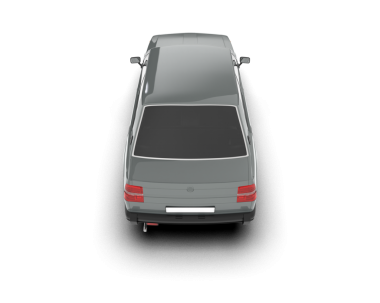 araba beyazda izole edildi.