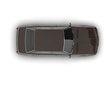 Aracın koyu siyah arka planda 3 boyutlu görüntüsü