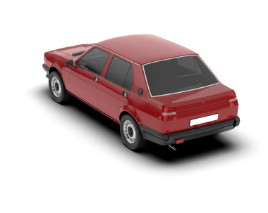 Kırmızı araba tarafı.