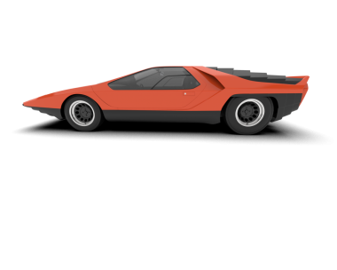 araba sporu beyaz arkaplanda izole edildi