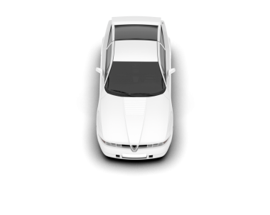 beyaz araba 3 boyutlu görüntüleme