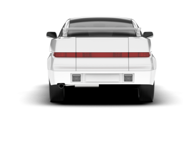 modern araba beyaz arkaplanda izole edildi