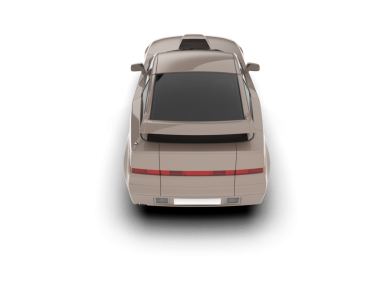 araba beyaz arkaplanda izole edildi