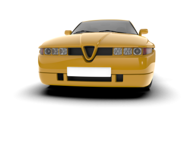 Araba izole. yüksek kaliteli resimleme