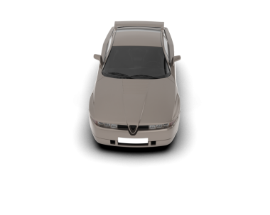 modern araba beyaz arkaplanda izole edildi