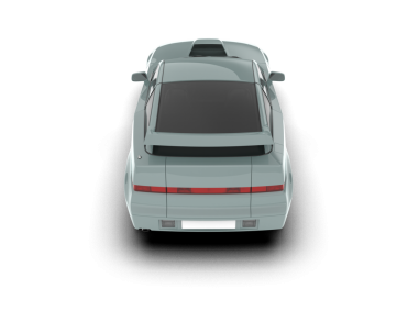 araba beyaz vektörde izole edildi