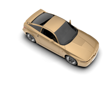 beyaz arka planda modern araba