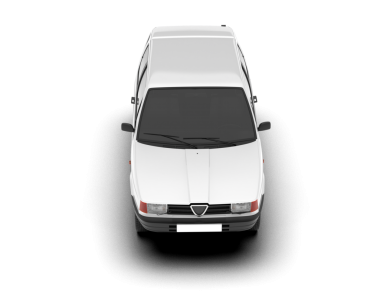 araba beyazda izole edildi