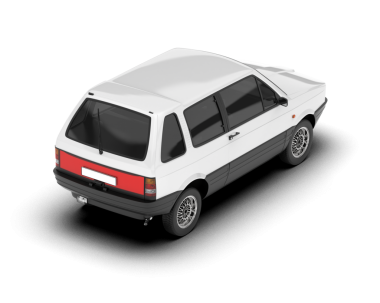 Beyaz arkaplandaki araba, vektör illüstrasyonu