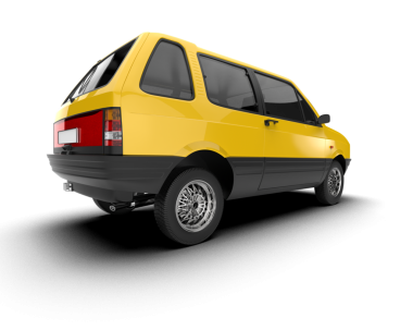 Araba manzaralı. 3 d