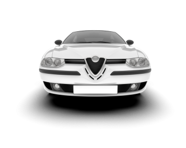 Modern spor araba beyaz arka planda izole edilmiş. vektör grafik tasarımı.