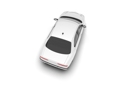 modern lüks araba beyaz arka planda 3 boyutlu izole edilmiş.