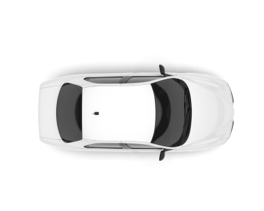 Beyaz arka planda araba simgesi. 3d oluşturma