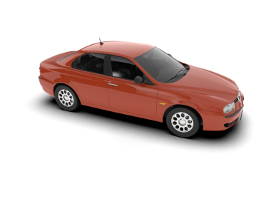 kırpma yolu olan beyaz bir arkaplanda izole edilmiş araba