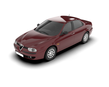 Beyaz arka planda modern bir araba. 3d illüstrasyon.