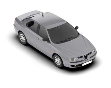 gerçekçi vektör çizimi. araba beyaz üzerine