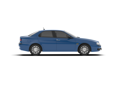 araba beyazda izole edildi