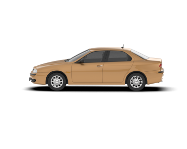 beyaz arkaplan vektörü üzerinde modern araba