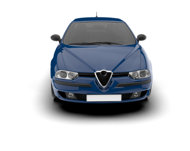 modern kompakt araba beyaz arkaplanda izole edildi