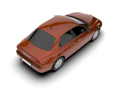 izole kırmızı spor araba