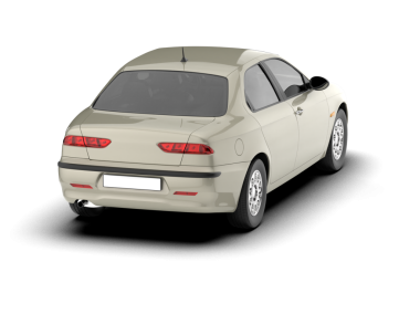 araba beyaz arkaplanda izole edildi