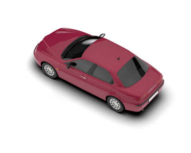 araba kırmızı araba beyaz üzerine