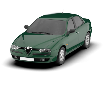 Araba yeşil arka planda. 3d illüstrasyon