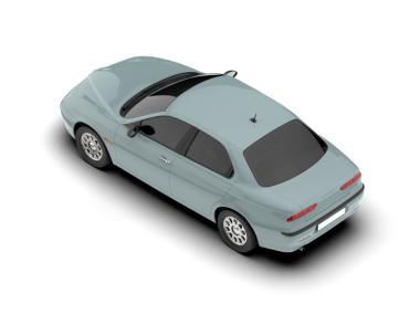 Gerçekçi bir araba. 3d illüstrasyon.