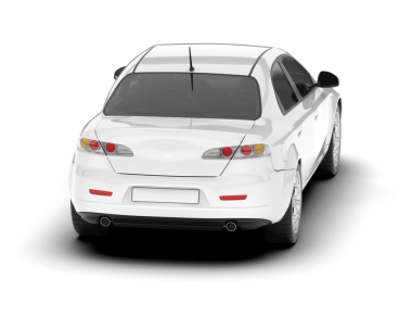 modern lüks beyaz araba