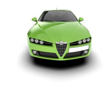 vektör yeşil araba illüstrasyonu