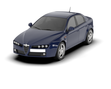 gerçekçi 3 boyutlu bir araba çizimi