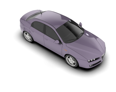 Bir spor arabanın çizimi.