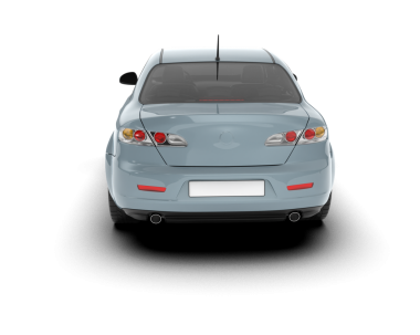 Modern kompakt arabanın yan tarafı.