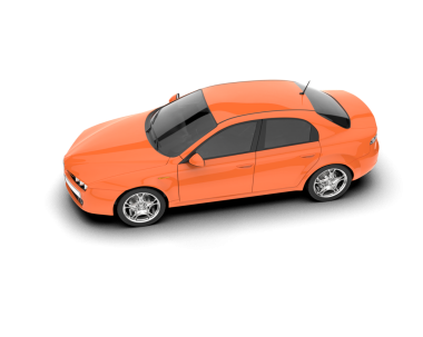 Modern araba vektörü. izole.