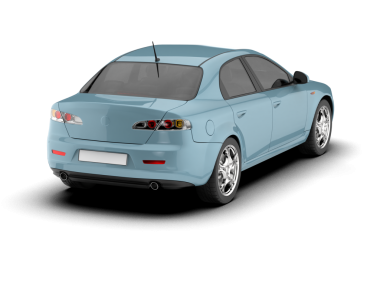 Beyaz arkaplandaki araba