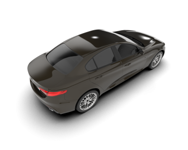 beyaz zemin üzerinde modern araba 3 d illüstrasyon