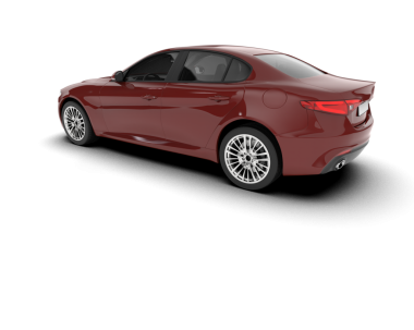 Kırmızı Modern spor araba